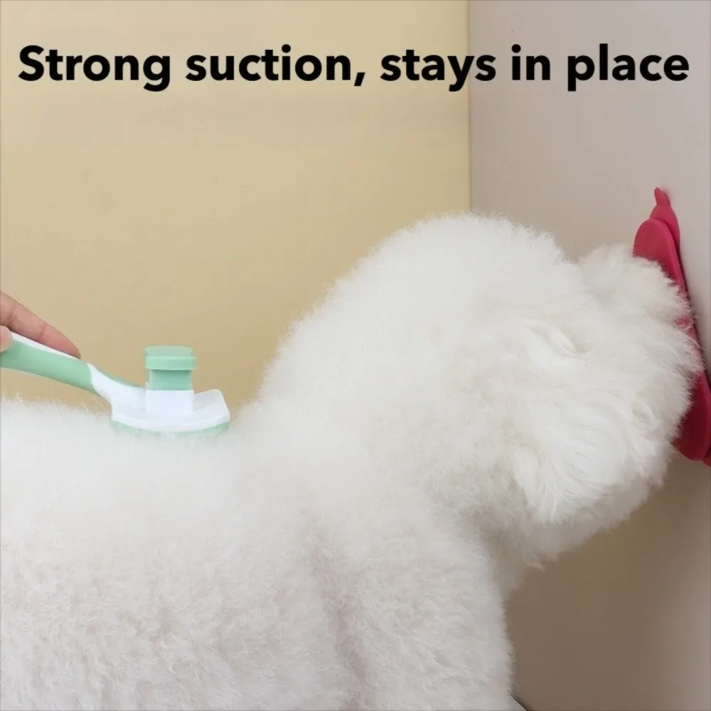 Silicone Pet Licking Mat Suction Cup Base Boredom Relief Anti-Choke Food Pad Bathing Use Anxiety Calming Pet Slow Food Plate