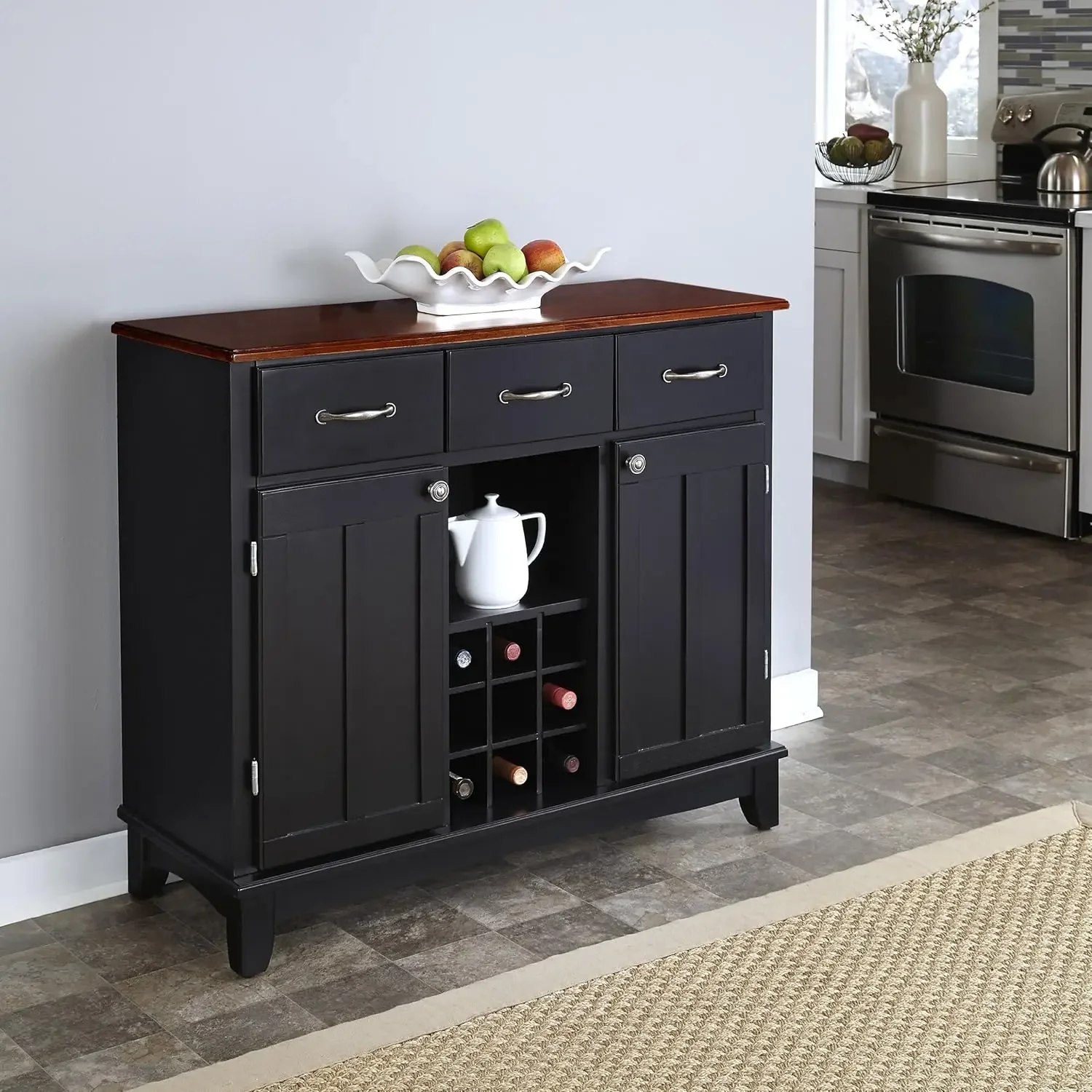 Credenze-buffets-credenzas per server, nere