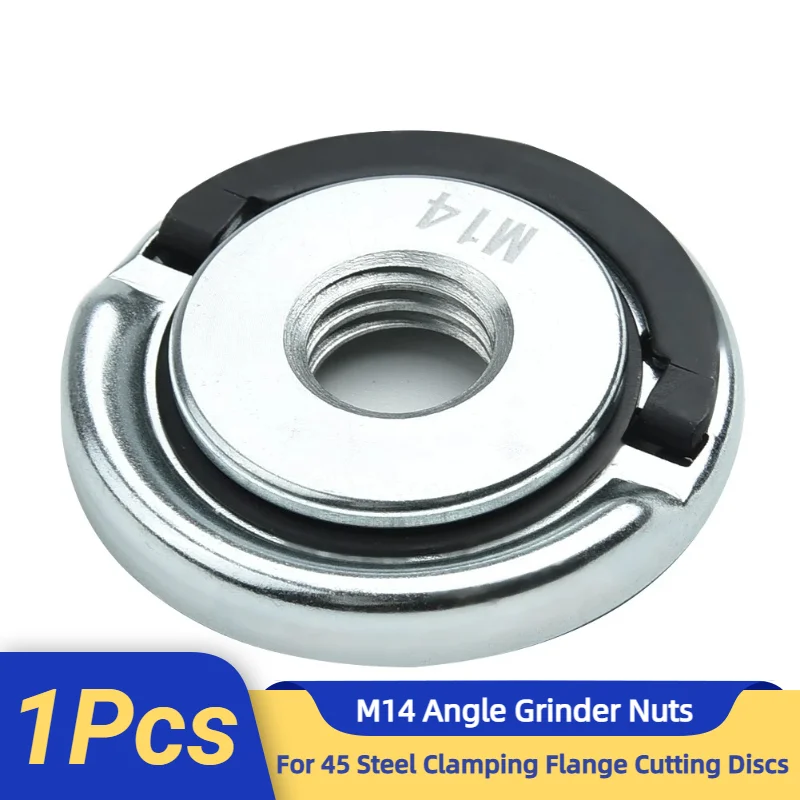 M14 Angle Grinder Nuts Self-locking Labor Saving Resistant Steel   45mm Quick Fastening Grinder Quick Release Plate Flange Nut