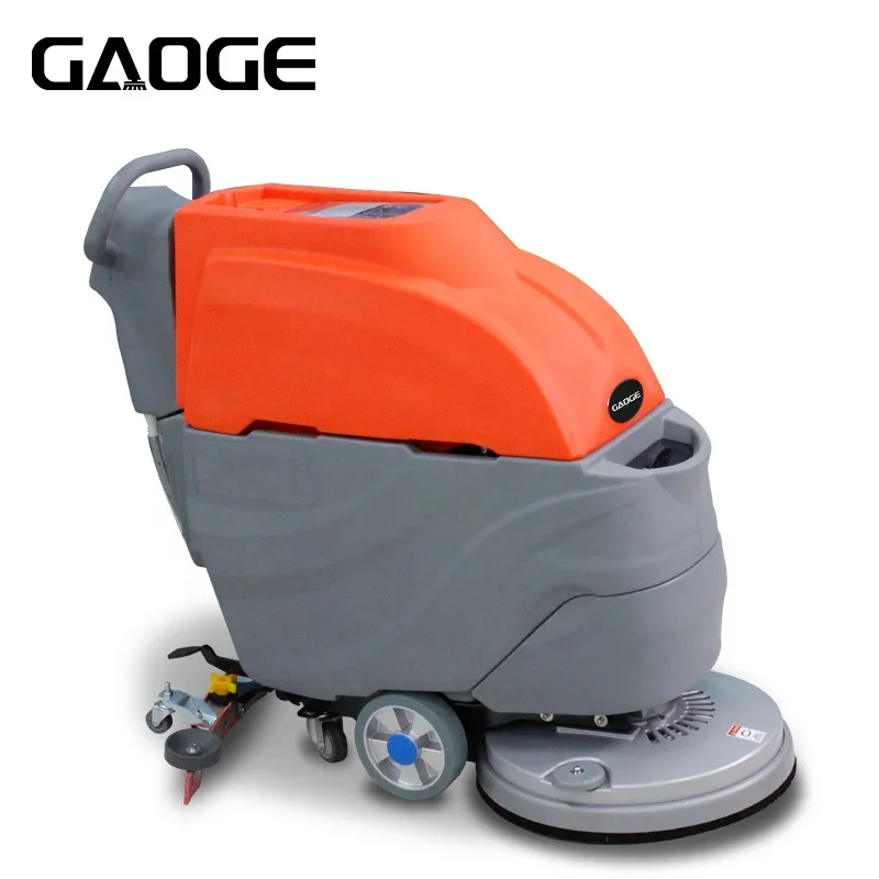 Gaoge A1 Cordless Walk-Behind Automatic Floor Scrubbers for Shopping Malls Industrial Cleaning Equipment Electric Type New