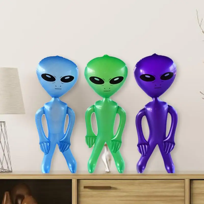 

Huge PVC Inflatable Alien Balloon Model Halloween Bar UFOAlien Ballon Decoration Kids Birthday Outer Space Balon Boy Favor