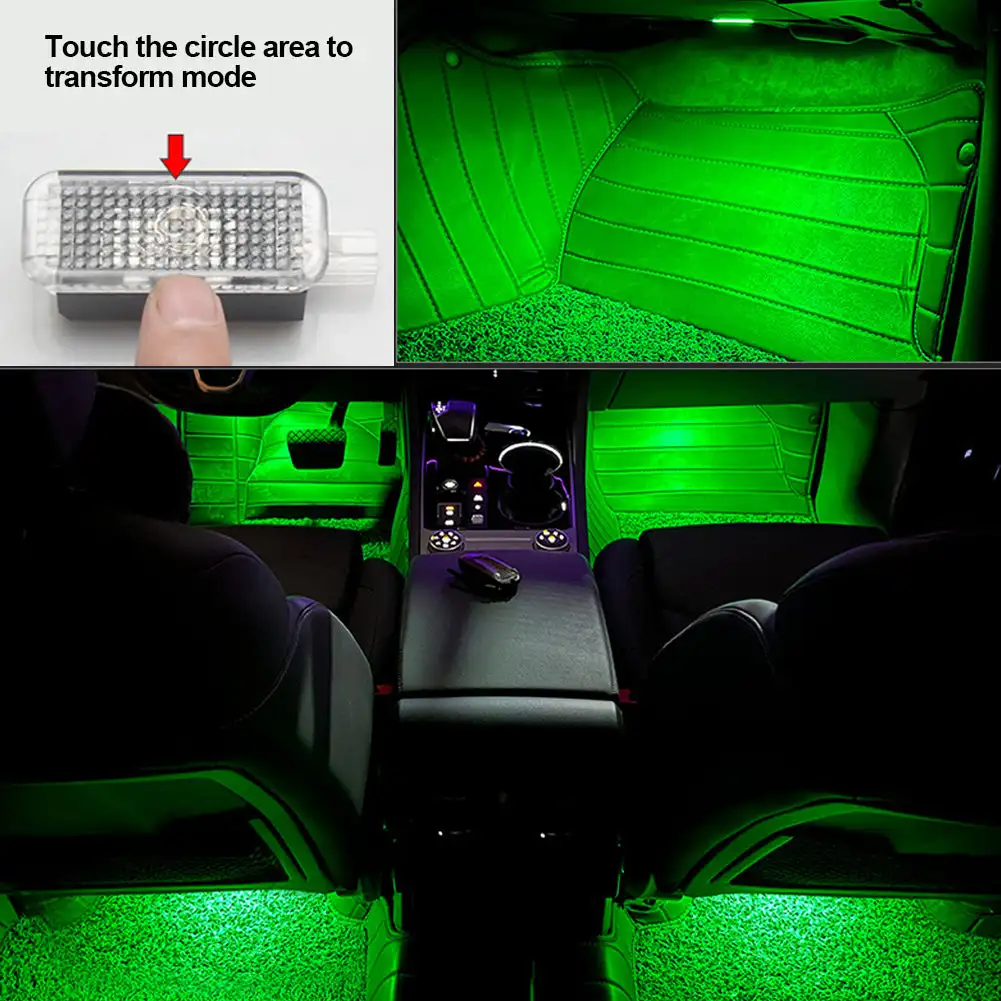 مصباح مقعد LED لمقصورة الأمتعة ، مصباح Footwell للسيارة لأودي A1 ، 8X ، A4 ، B7 ، B8 ، B9 ، A5 ، A6 ، C5 ، C6 ، C7 ، A7 ، A8 ، TT ، q3 ، 8U ، Q5 ، A8 ، Q7