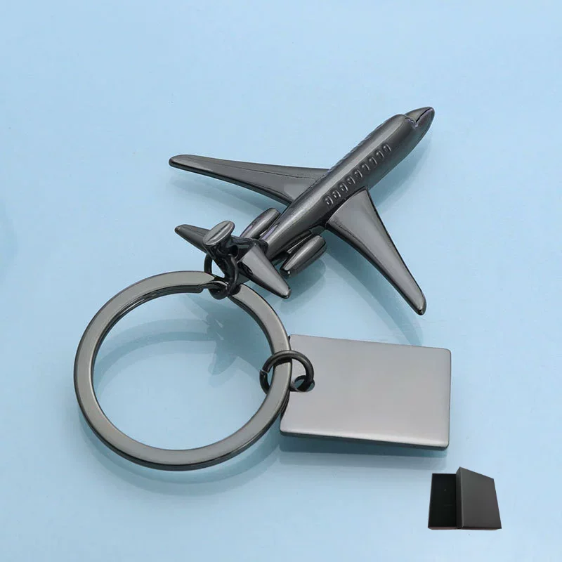 Custom Airplane Key Chain, Fly Safe Keychain