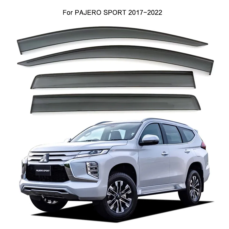 

Suitable for Mitsubishi 2019-2023 Jinchang rain and shine shield PAJERO SPORT window rainproof eyebrow modification accessories
