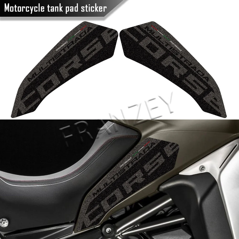 

3M Motorcycle Fuel Tank Pad Sticker Anti-Slip Protection Knee Grip Cover Decals For Ducati Multistrada Enduro 1200 1260 V2 V2S