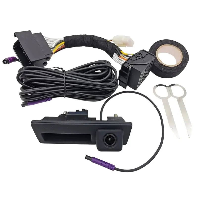 Classic-For MIB MQB HD Camera For POLO Magotan Tharu Tayron T-Roc Jetta Rear View Trajectory Camera