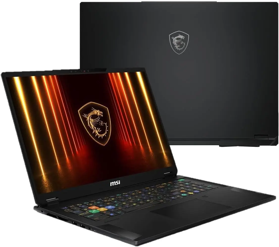 

MSI Stealth A18 AI+ Gaming Laptop AMD Ryzen AI 9 HX 370 64GB RAM 2TB SSD NVIDIA RTX 5080 18 UHD+ 120Hz Win11