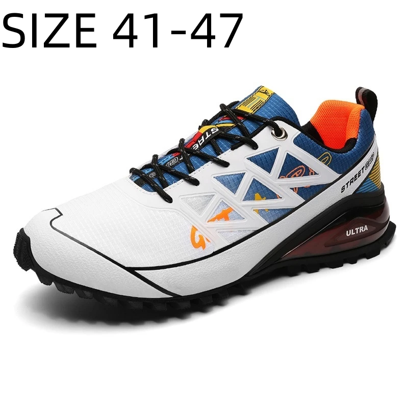 

Lightweight Mesh Men Sneakers Outdoor Men Fashion Casual Walking Shoes Breathable Lace-Up Men Shoes Big Size 38-46