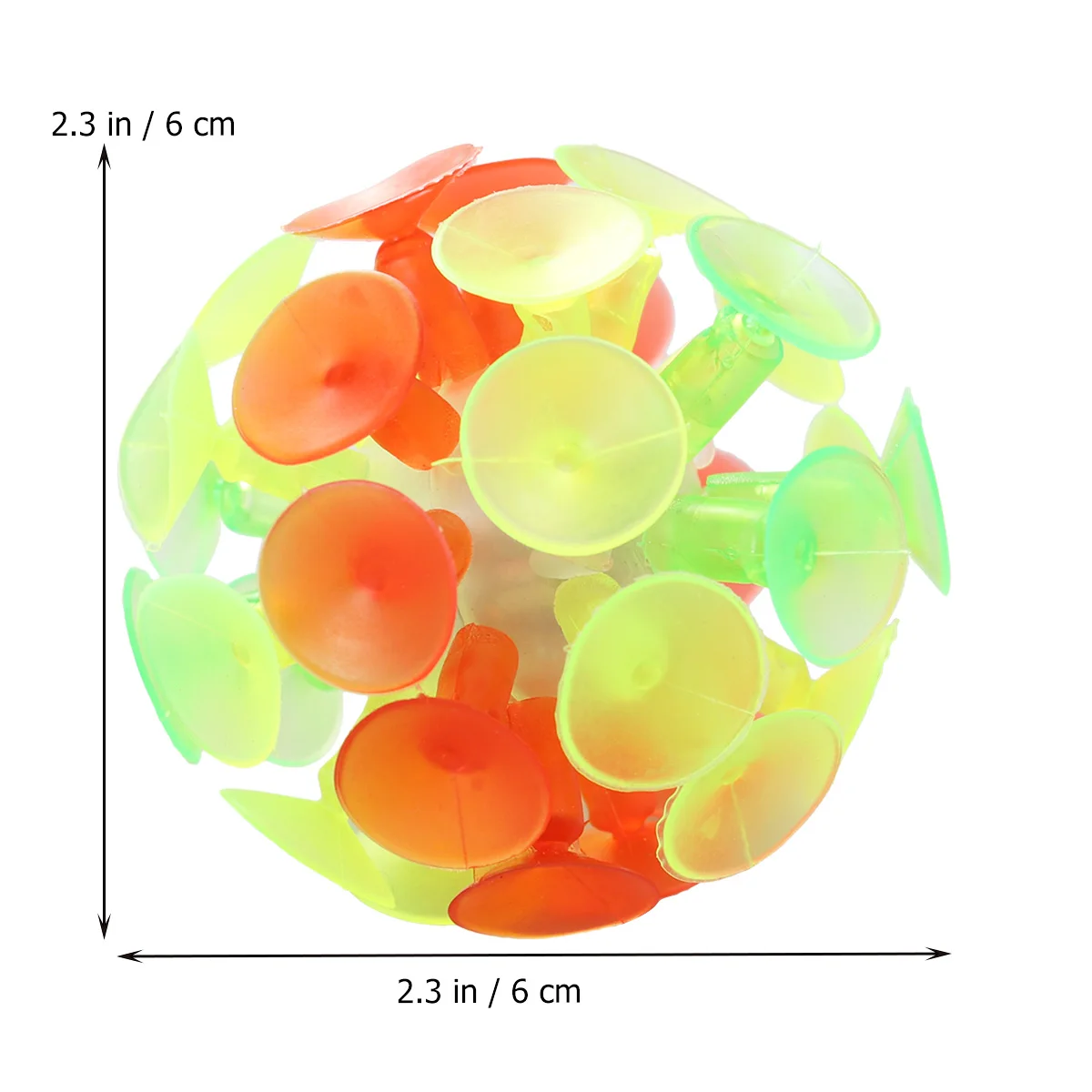 

9pcs Suction Glowing Bounce Bounce Ball Toy Multicolored Funny Suction Ball Party Favor Kids Outdoor Toys