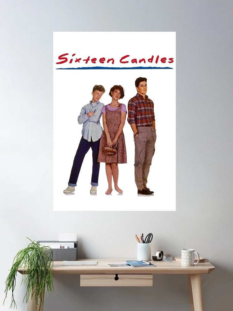Sixteen Candles Movie, Art Print Silk Poster Home Wall Decor