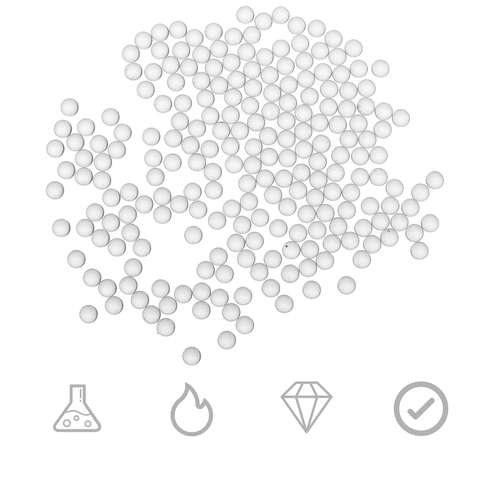 

Anti Boiling Glass Beads High Precision S Grinding Bead Lab Chemistry Experimental Tool Heat Wear Resistance Pressure Resistance