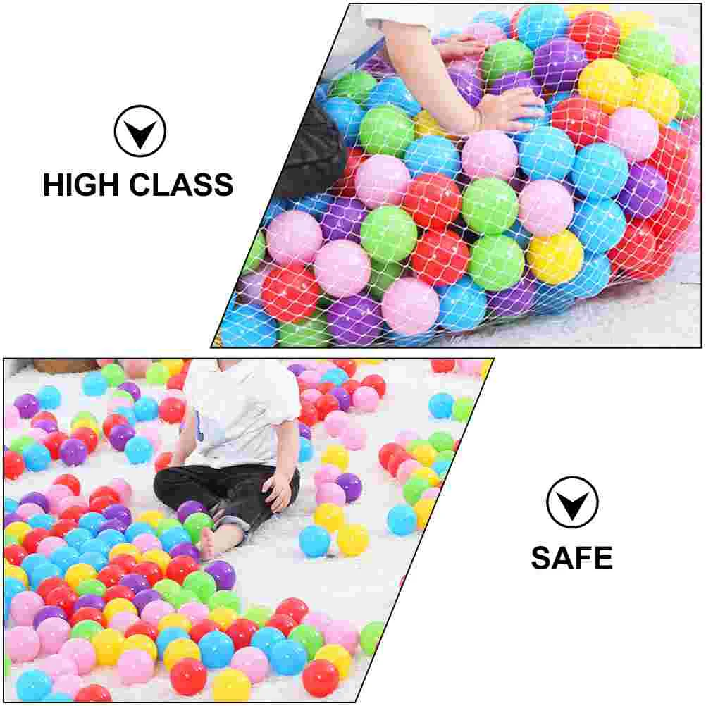 Boule Colorée en Plastique Souple pour Piscine d'Eau, Balle Ondulée, Aire de Jeux Extérieure, Maison, Tentes, Jouets, 50 60 100 Pièces