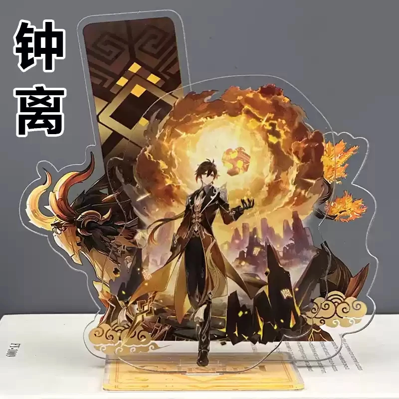 ゲーム原神 Lmpact アクリル漫画フィギュアモデル Varesa Mavuika Kinich ウォンダラーモデルプレートデスク装飾立ちゲームファンギフト