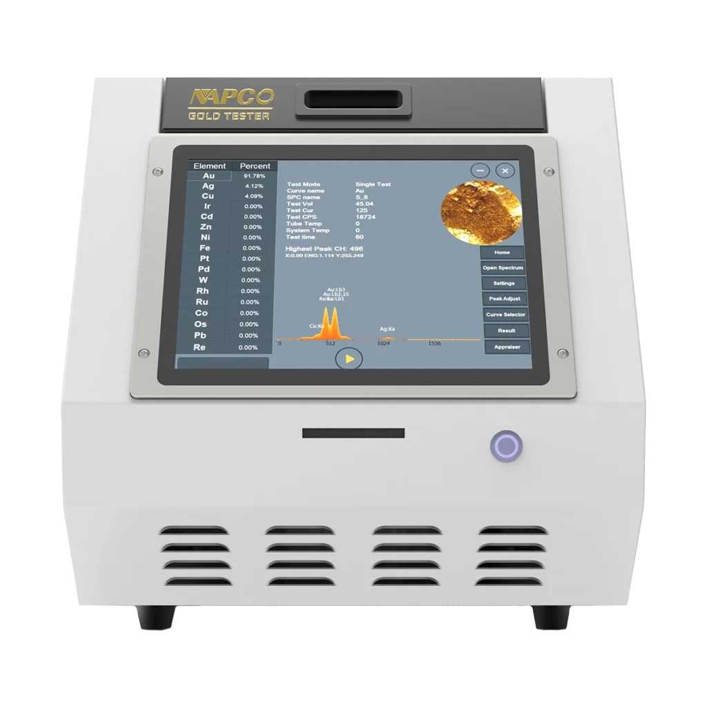 Gold  Si-pin Detector X Ray Fluorescence Spectrometers gold testing machine of xrf metal analyzer