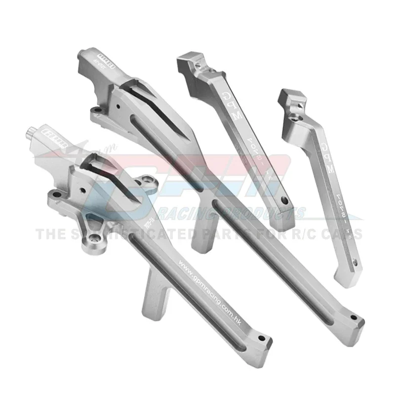 GPM Metaallegering Voor Achter Chassis Brace Shock Tower Ondersteuning 9520 9521 voor Traxxas 1/8 Sledge 4WD Monster Truck 95076-4 RC Auto