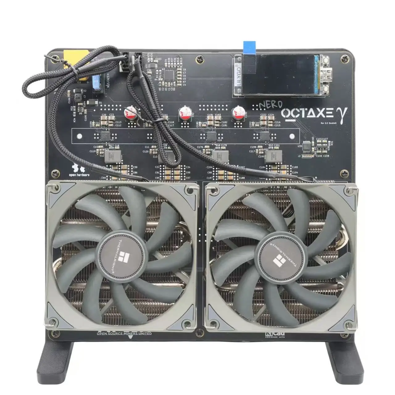 Bitaxe NerdOCTaxe Bitcoin Miner 9.6Th/s 160W High Efficiency ASIC BTC Miner Wireless Crypto Mining Device