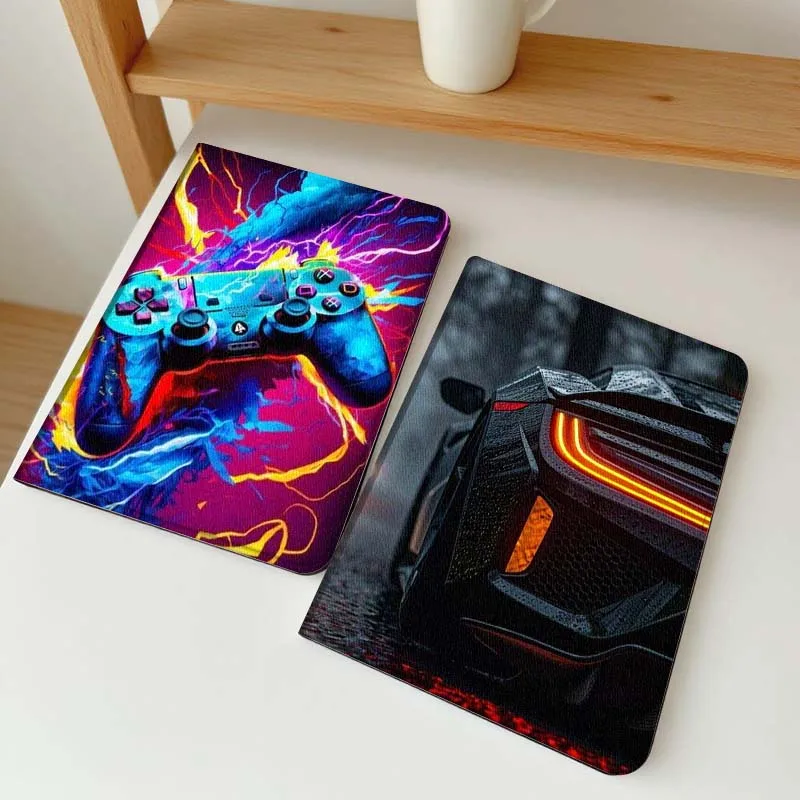 

Game Console Car Pattern For Samsung Galaxy Tab A7 A A8 A9 A11 S6 S11 10.1 10.4 10.5 Inch Lite PLus Soft Tablet Case Gift
