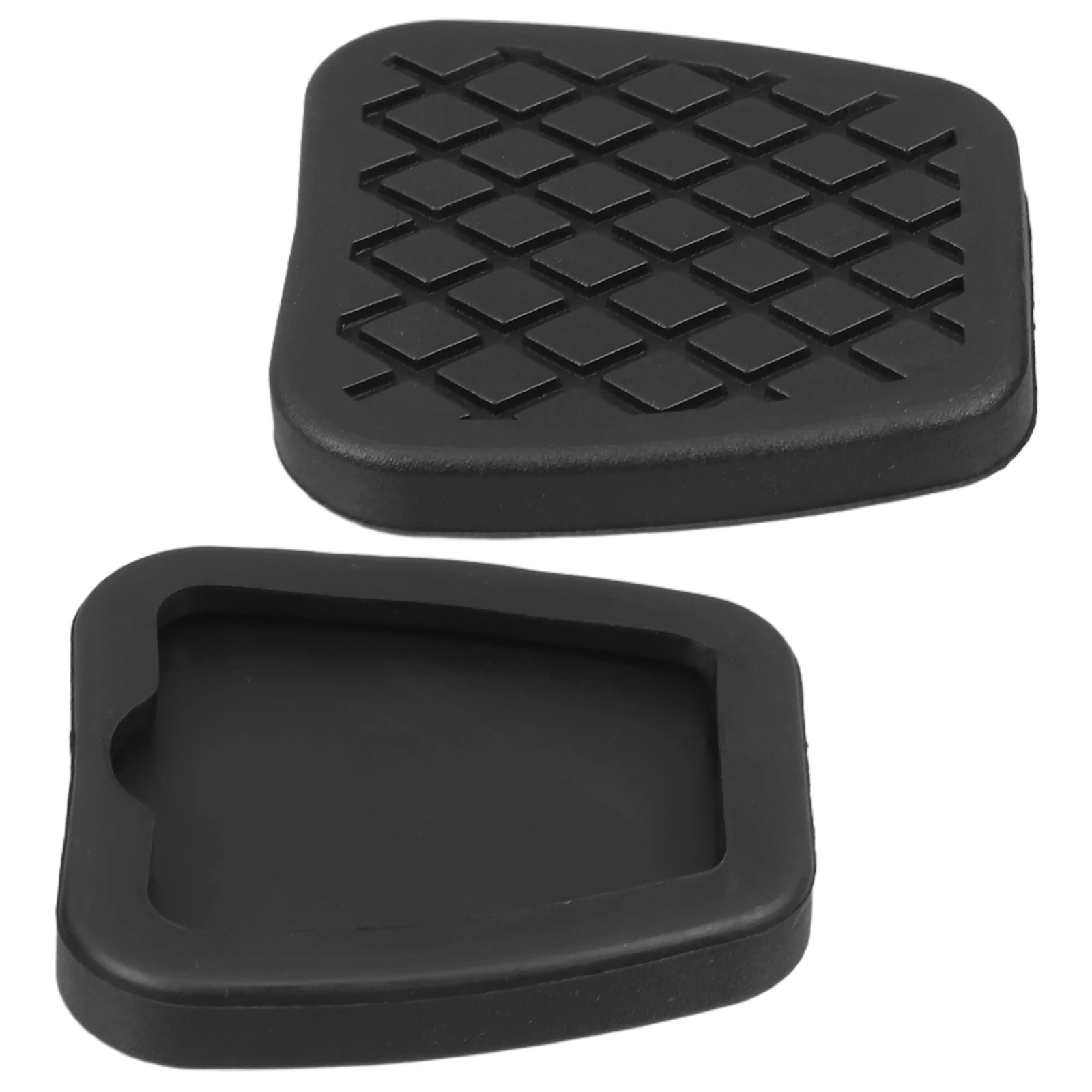 

2 Pcs Pedal Rubber Cover Car Brake Pad Clutch Black Replacement Automobile Pedals Accessories