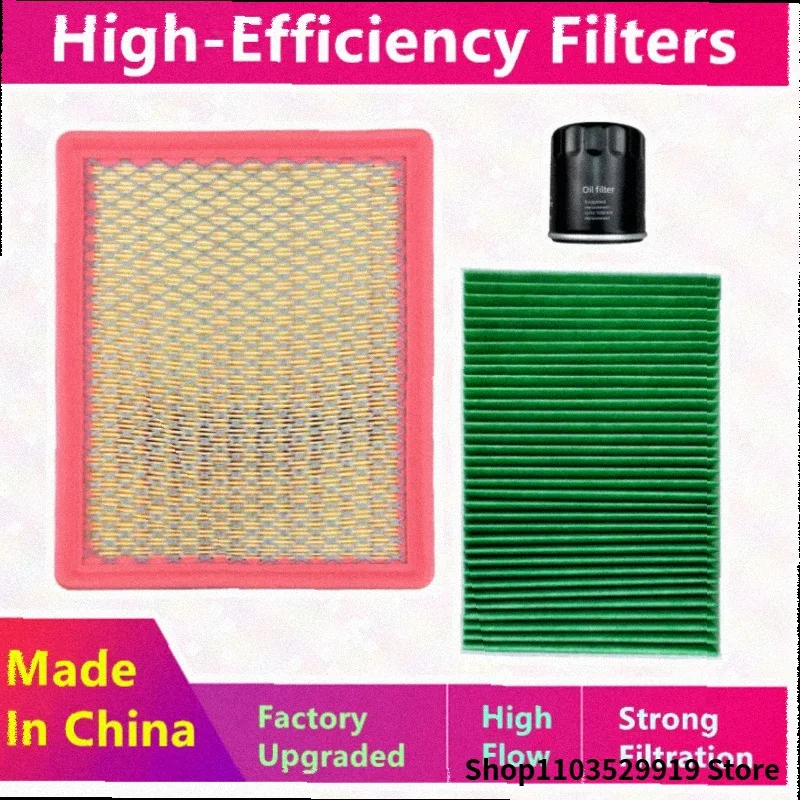 3pcs/For Changan Alsvin V7(B211) 1.6l/V5 1.5l/Oil Filter, Air Filter, Cabin Air Filter/Auto Parts