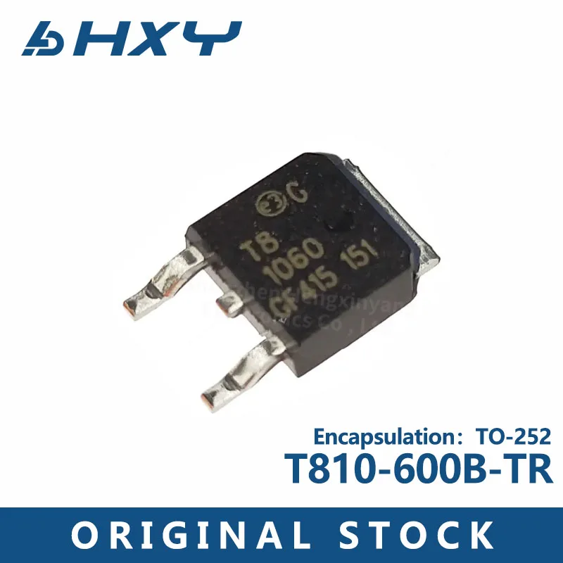 10PCS T810-600B-TR T81060 patch TO-252 bidirectional thyristor triode