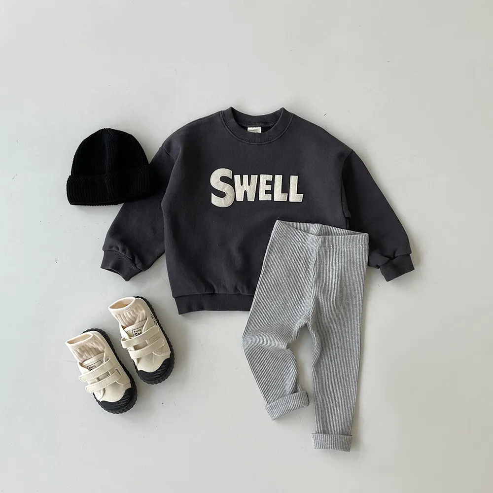 Autumn Clothes Set for Toddler Boy Casual Long Sleeve T-Shirt Spring Kid Clothing Letter Baby Boys Outfit Suit 1 2 3 4 5 Years