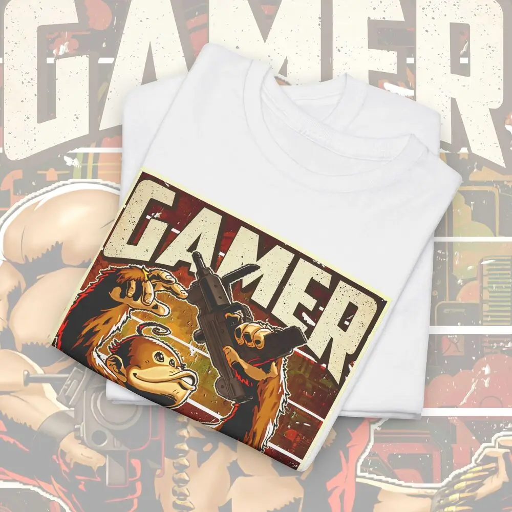 Metal Slug Gamer Unisex Tee, Retro Gamer Life T-Shirt Collection, Arcade Gaming