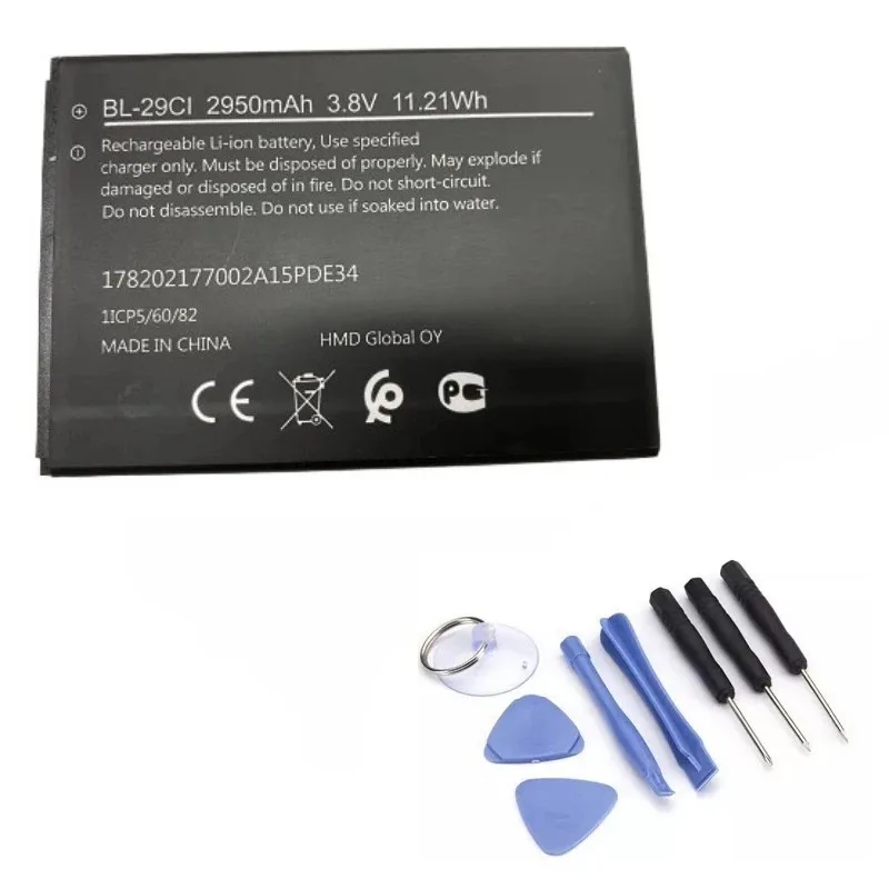 New 3.8V 2950mAh BL-29CI 3.8V Battery for Nokia C10 BL-29CI Mobile Phone Batteries Bateria