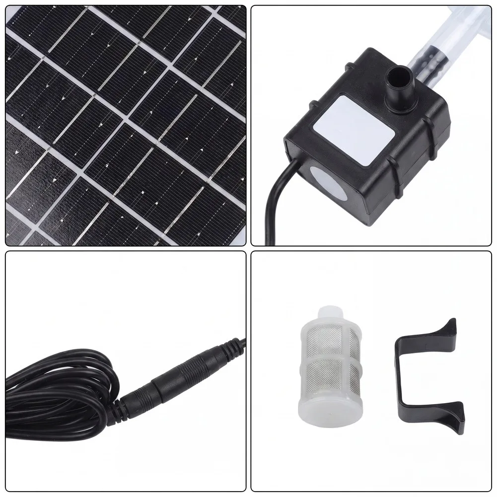 

Submersible Solar Water Pump with Bracket for Rockeries and Fish Tanks Quiet Operation and Efficient Oxygen Distribution