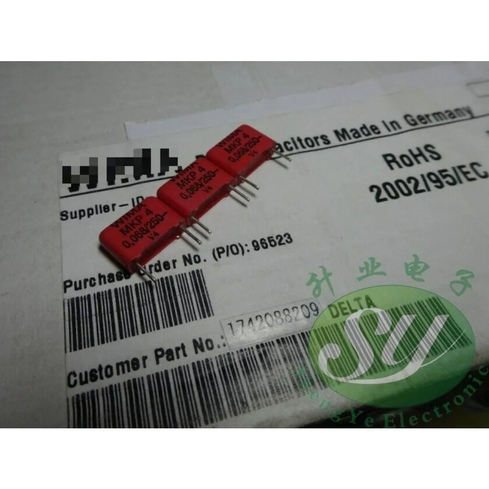 

20PCS MKP4 0.068uF/250V 68nf 683 brand new 10mm film capacitor