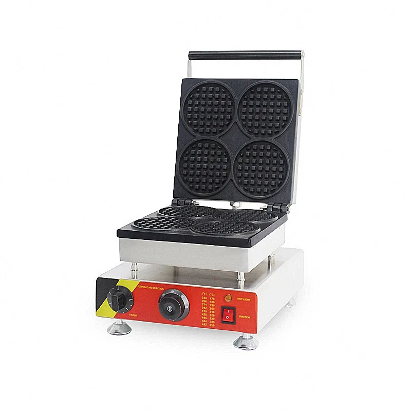Коммерческая круглая вафельница, вафельница, бытовая электрическая вафельница, духовка