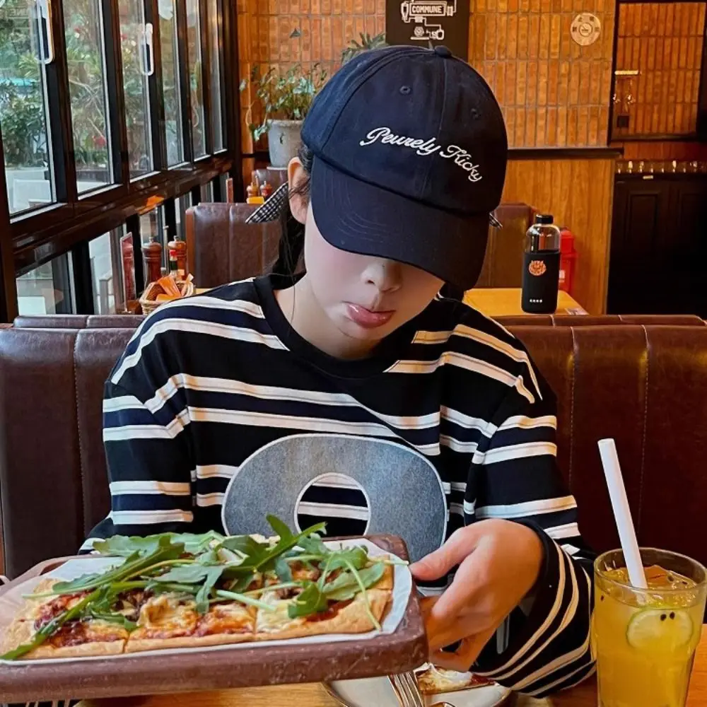 

Cotton Letter Baseball Cap UV Protection Adjustable Bow Strap Baseball Cap Hip Hop Hat Casual Plaid Bow Protection Hats Summer