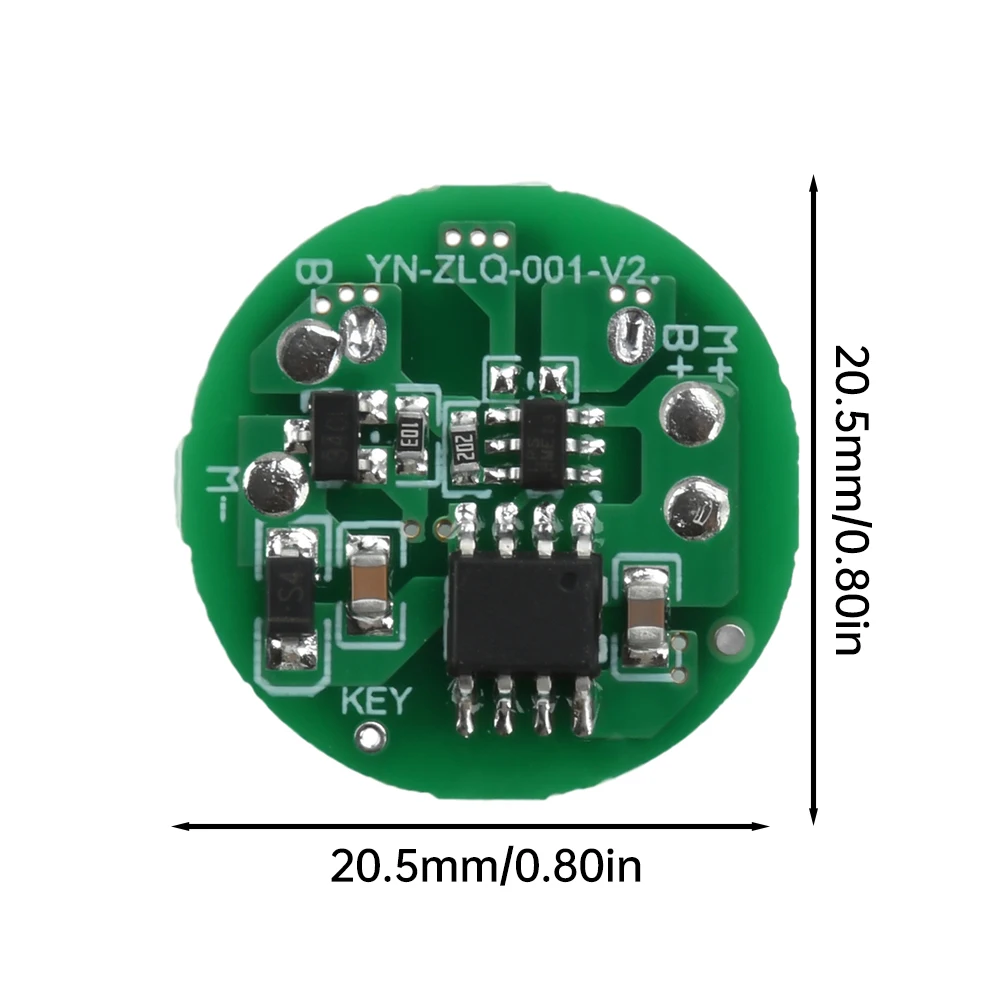 3-4.2V Flashlight Driver Board Diy Circuit Board Type-c Charging Port Integrated Charging And Discharging Module Light Accessory