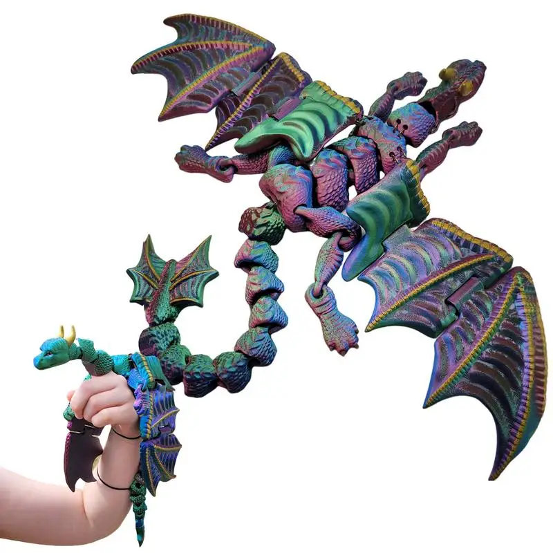 Cartoon Dragon Anime Hand Puppet Toys Baby Boy Creative Birthday 3D Simulated Toy