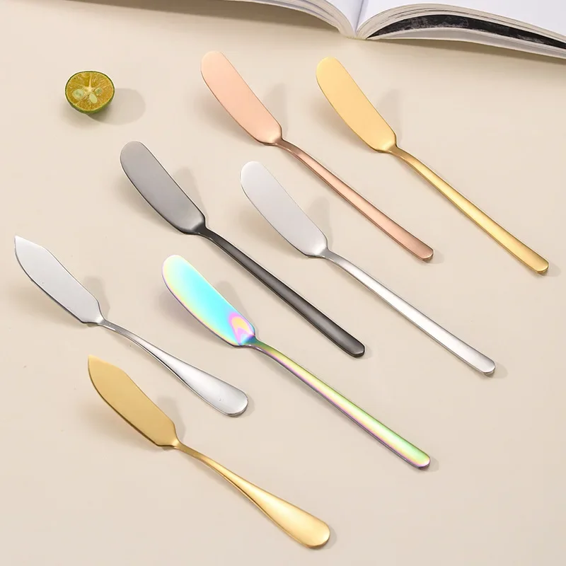 

Stainless Steel Butter knife Cheese Tools Cheese Dessert Jam Knifes Toast Wipe Cream Bread Cheese Cutter Kitchen Tools