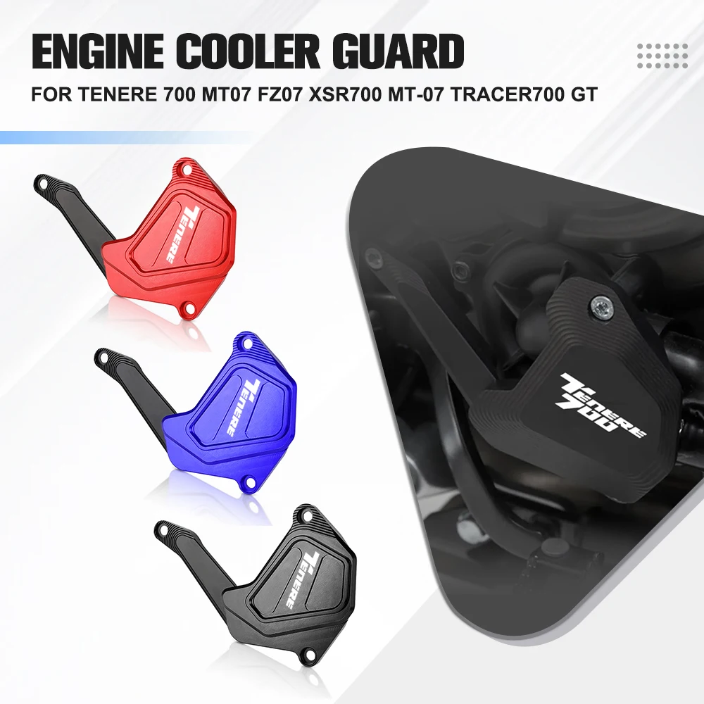 

Motorcycle Water Tank Water Pump Protective Cover Engine Cooler Guard For YAMAHA Tenere 700 MT07 FZ07 XSR700 MT-07 TRACER 700 GT