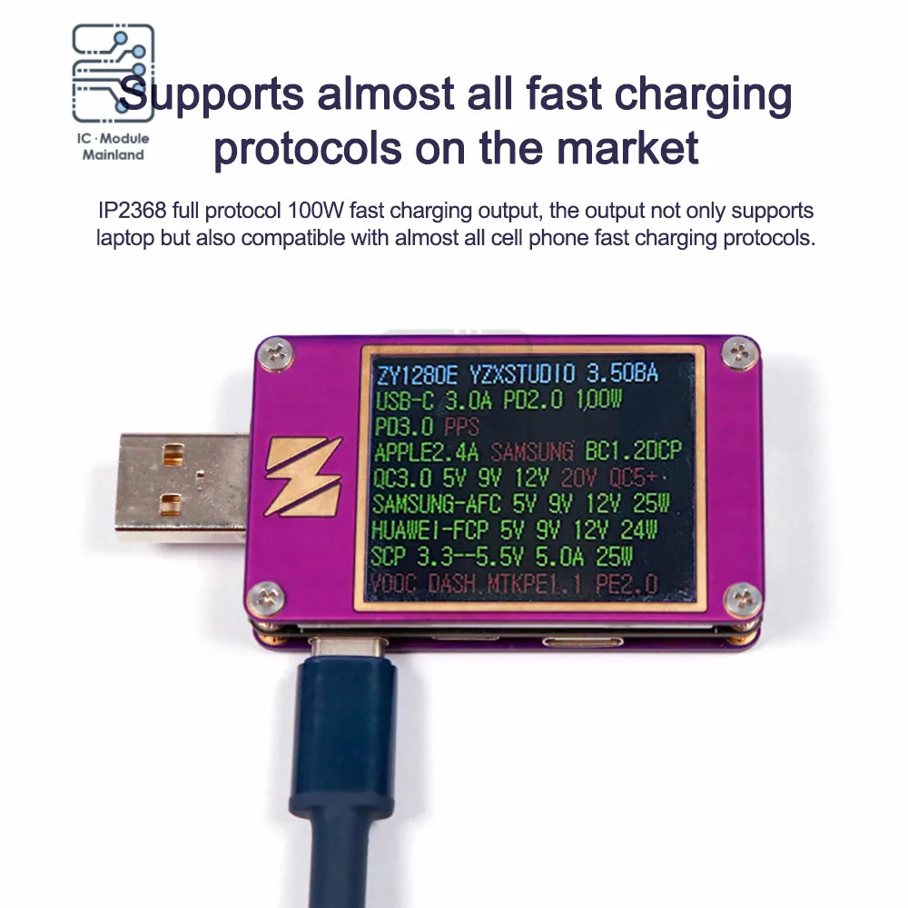 IP2368 Bidirectional High Power TYPE-C Interface Charging Module Kit 100w Lift Voltage Fast Charging Module