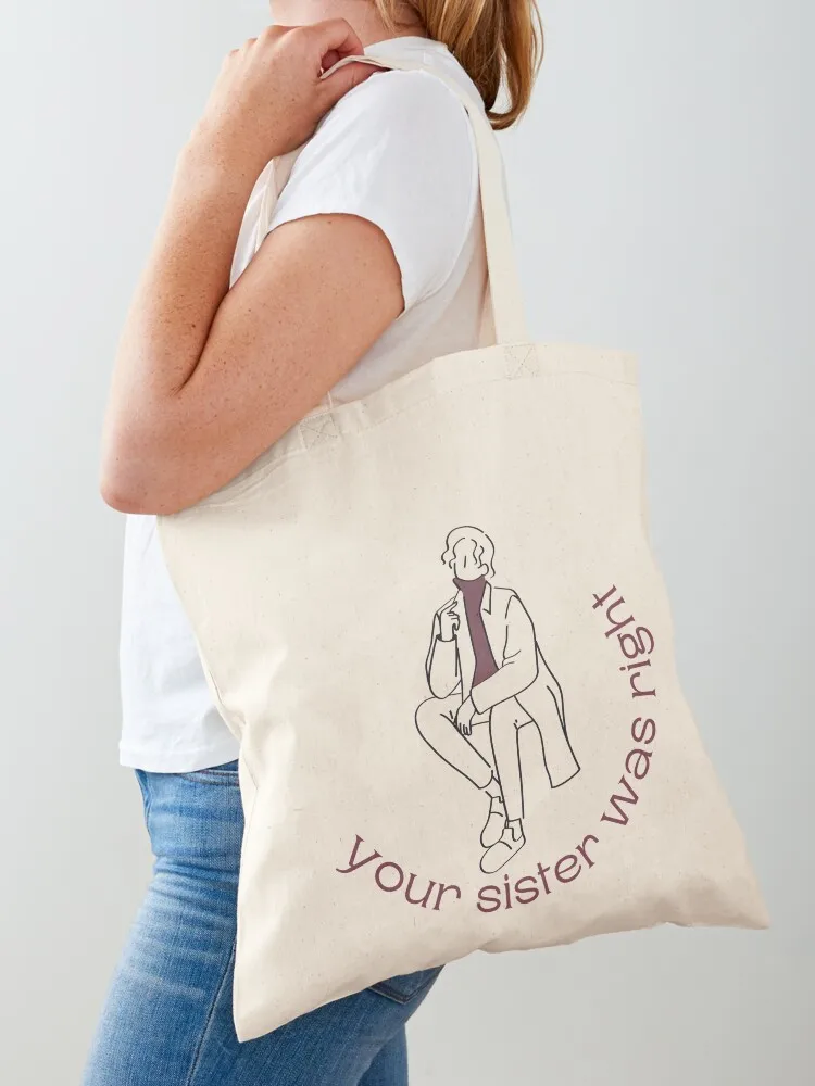 wilbur soot your sister was right song Tote Bag eco bag folding tote bag women Shopper shopping logo