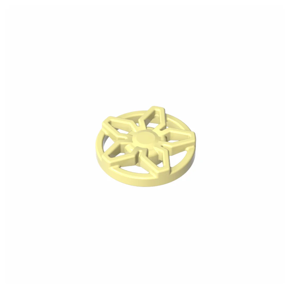 GoBricks GDS-21251 Wheel Cover 5 Spoke Framed - for Wheel 18976 Compatible with lego 29117B Technical Building Blocks