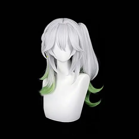 Genshin Impact Cosplay Nahida Wig Lesser Lord Kusanali Nahida Cosplay Hair Heat Resistant Hairs Women Halloween Wigs