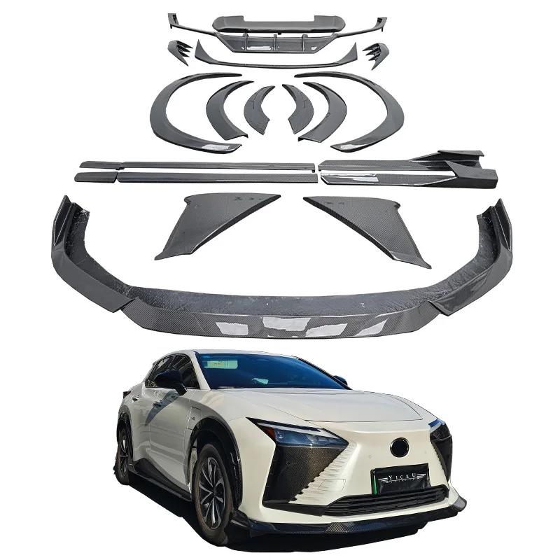 

Carbon Fiber Car Body Kit For Lexus RZ 300e 450e 2022+ Front Lip Side Skirt Rear Diffuser Wheel Eyebrow Spoiler Top Wing