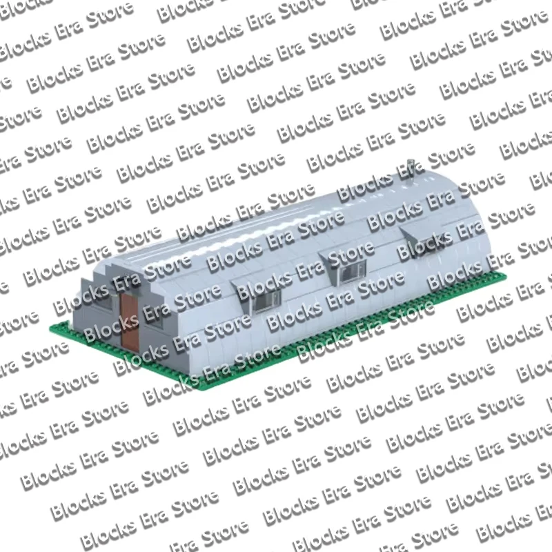 QWERT Hut Instructions Pack Model MOC Building Bricks War Equipment Modular Technology Gifts Holiday Assemble Children Toys Suit