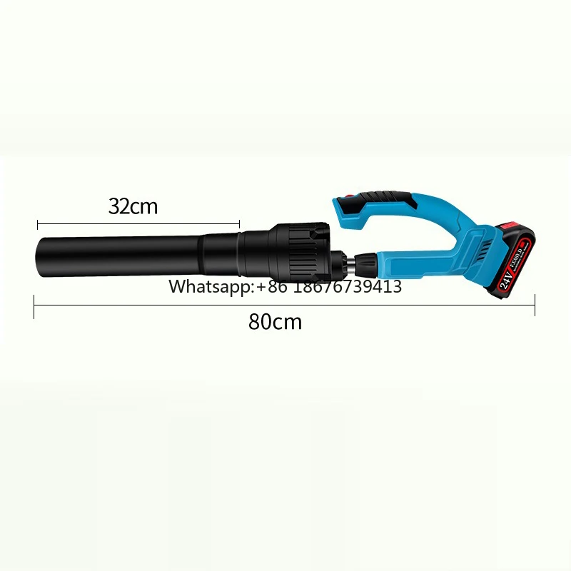 Portable Garden Floor Electric Air Blower 21v Cordless Battery Brushless Powerful Leaf Blower