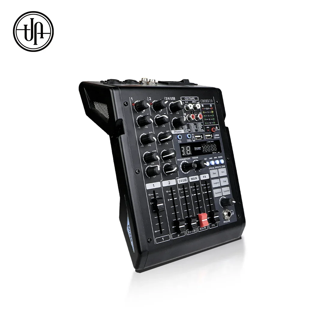 

CHORDIO TCP-6 6 Channel DSP Dj Sound Controller Audio Console Mixer Professional Studio Sound Equipment Built In Sound Card