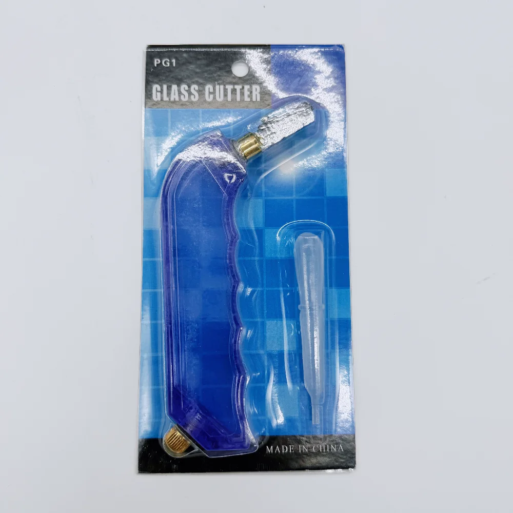 1 Piece Pistol Grip Oiled Glass Cutter Stained Glass Cutting Art Glass Tool 3-12mm