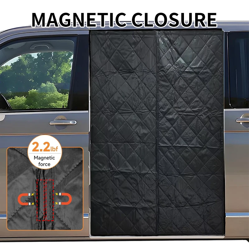 Winter Magnetic Thermal Insulated Screen Curtain for VW T5 T6 Tailgate & Barn Door Waterproof Weatherproof Keep Warm
