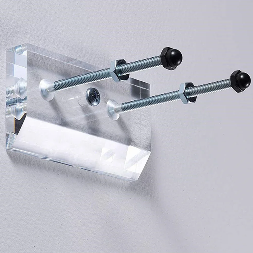 10-1 pz montaggio a parete espositore per Skateboard espositore per Skateboard galleggiante per interni Rack appendiabiti per Longboard in acrilico