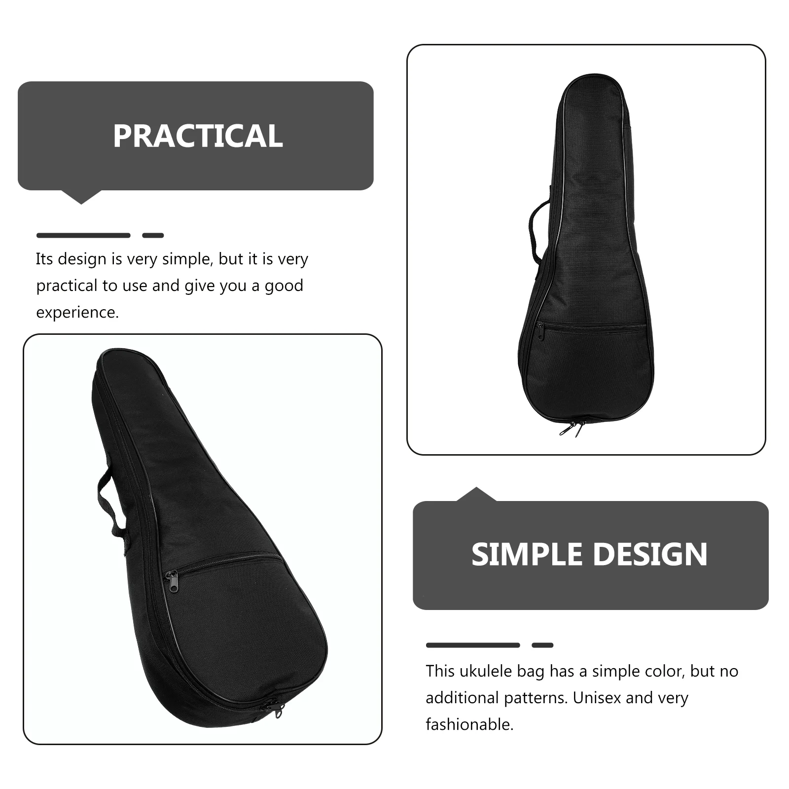 Ukulele Bag Convenient Musical Instrument Storage Pouch Portable Carrying Container Thickening Case Thickened Travel The Tote