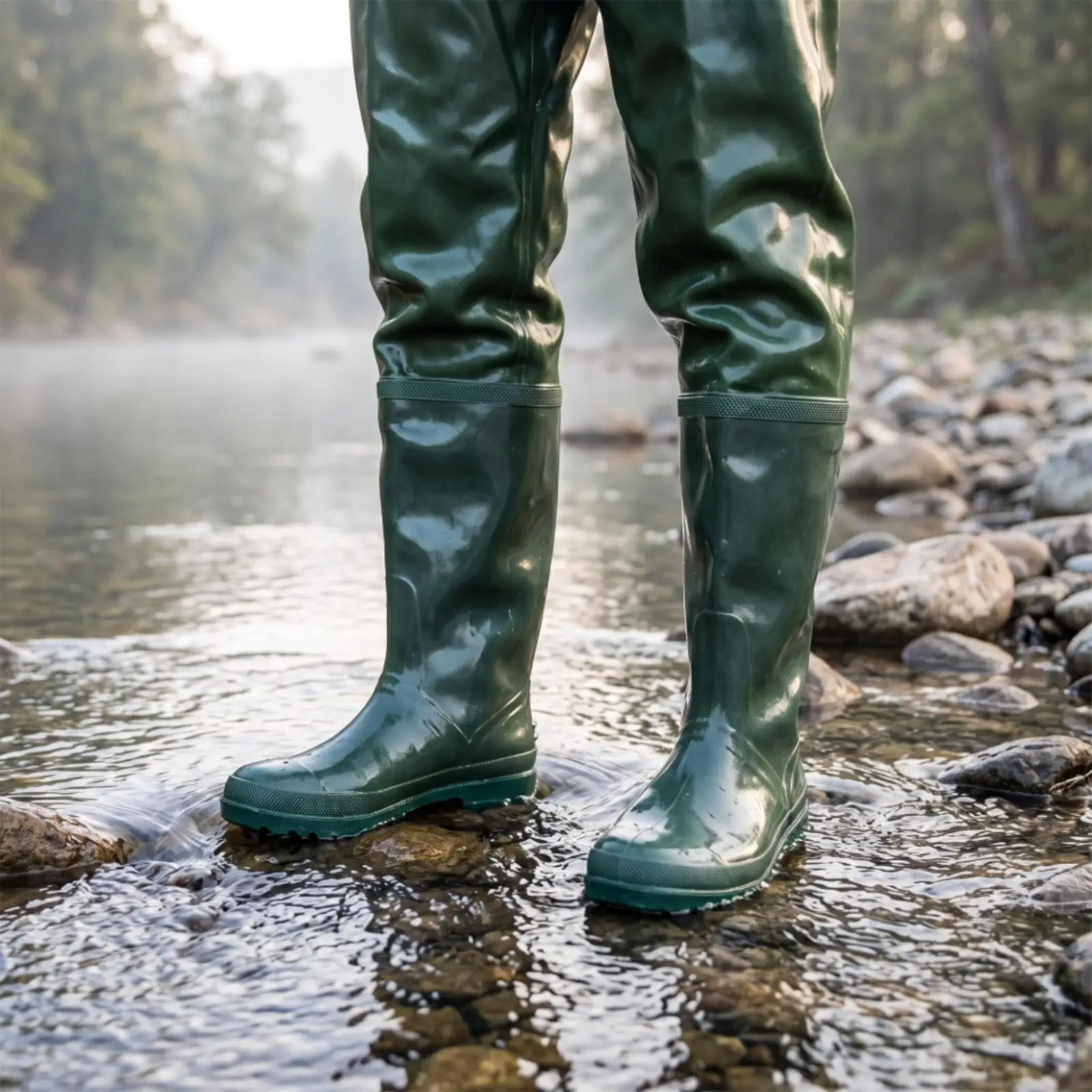 Chest Waders with Boots Waterproof Chest Waders Wading Pants Pull-on Apparel