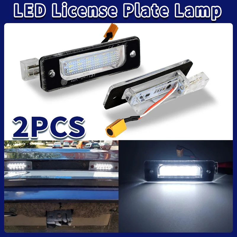 

2 шт. белая светодиодная лампа Canbus для освещения номерного знака для BMW 5 серии E34 1988-1996, для BMW 7series E32 1986-1994 автомобильные аксессуары