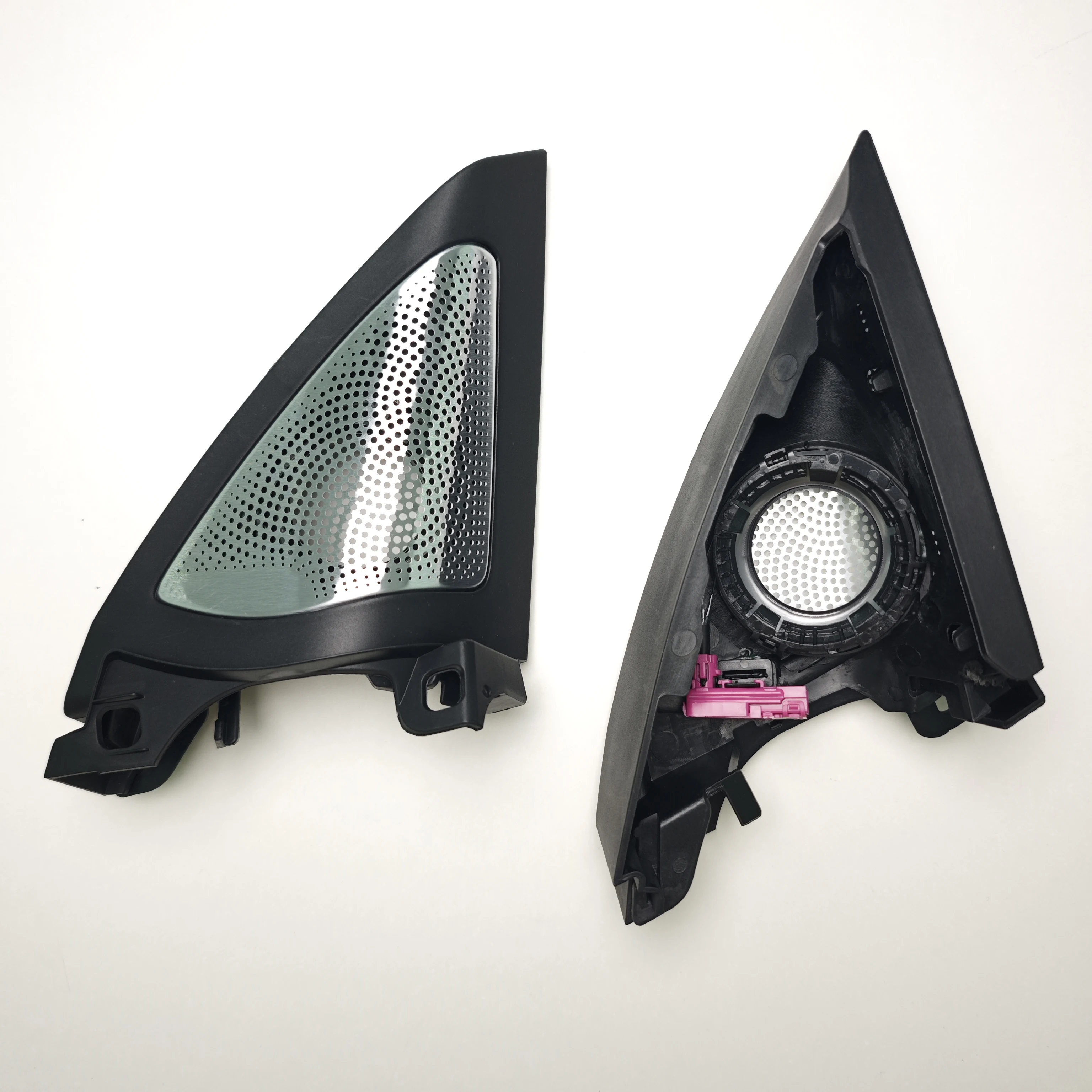 Car Front Door Interior Luminous Kit For BMW G22 G23 G26 G82 Ambient Light BW Tweeter Speaker Shine Cover Horn Audio Accessories